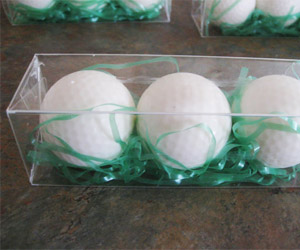 golf ball shaped soap bar