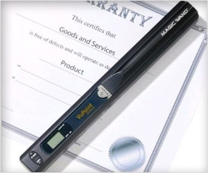 small portable scanner wand to scan documents photos quickly