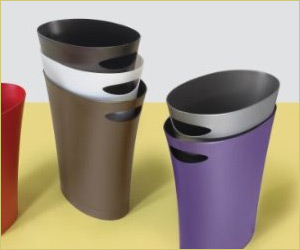 thin design dustbin for tight small spaces