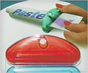 squeezer to push out contents of toothpaste tube