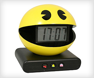 Pac Man digital alarm clock