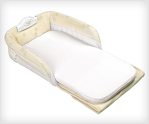 Portable Infant Sleeper for baby safety sleeping on regular bed with mother