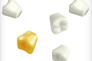 White and gold teeth magnets gift for Dentist friend