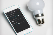 Wireless LED smart bulb controlled from iphone