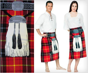 Kilt Beach Towel gift for Irishman or Scotsman