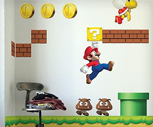 mario game wall sticker decal