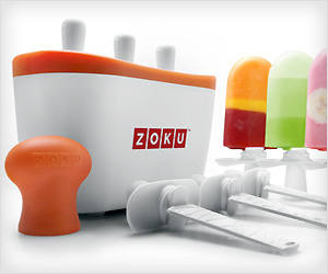 Make frozen pops in minutes with quick pop maker