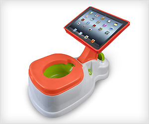 Potty Seat with iPad tablet holder