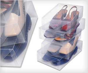 Transparent Shoe Box
