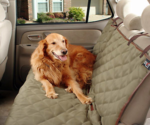 Car back seat cover for pet dog