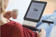 Use iPad in lap on sofa or bed with irest stand