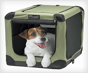 Mesh Pet Crate Box for easy dog travel