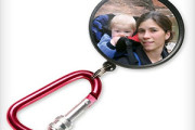 Baby Rearview Mirror to see baby while in bag pack during hiking