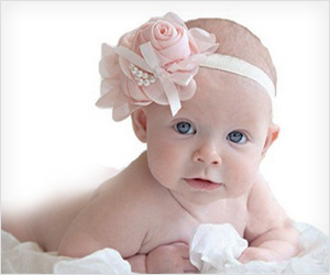 Baby girl flower head band