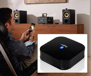 nfc enabled bluetooth audio receiver for music playback from mobile phone