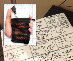 portable pocket size whiteboard
