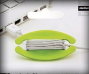 organize tangled cable by wrapping around cord wrap