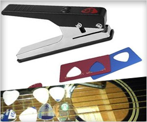 puncher to make guitar picks from old credit cards