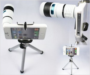 zoom lens with tripod for iphone