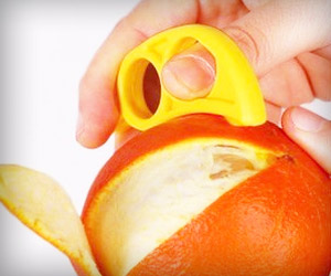 quick way to peel orange skin