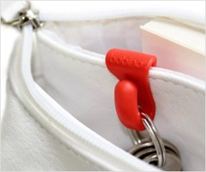 clip to store keys inside purse or handbag