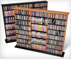 large storage cabinet for CDs and DVDs disc