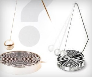 pendulum or spiral like magnetic decision maker for office desk