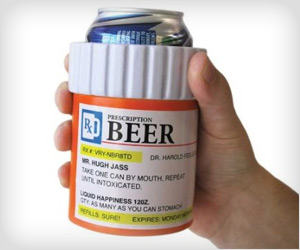 piils bottle shape cooler to keep drinks cool and hands warm