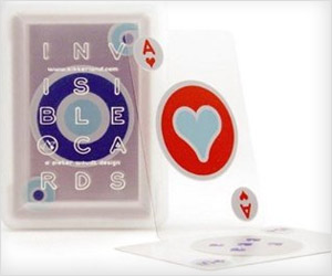 waterproof transparent playing cards made of plastic