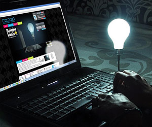 portable usb glow in the dark bulb