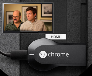 Google Chromecast HDMI drive to watch online videos on tv