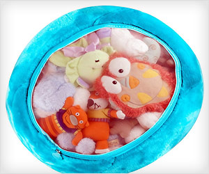 stuffed toys storage mesh bag