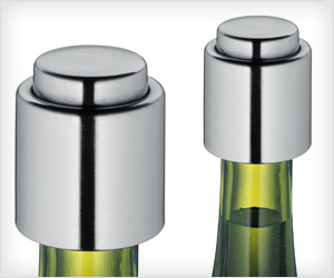 air tight seal on wine bottle
