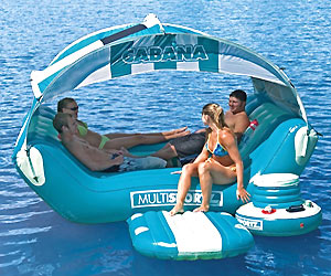 big inflatable water lounge for party fun