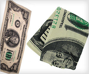 beach towel with $100 dollar print