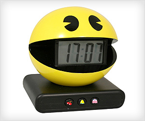 Pac Man digital alarm clock