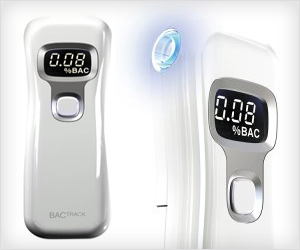 Portable Breathalyzer to test BAC blood alcohol content 