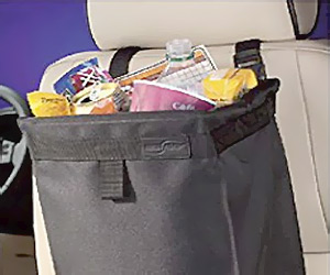 Car Litter Trash bag attach to seat head rest