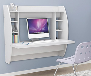 Floating Wall mount Desk for Computer and home office work