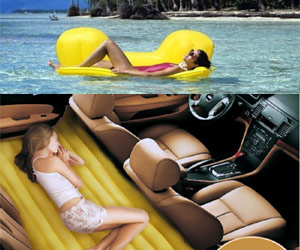 Air Travel Bed for car rear seat & swimming pool