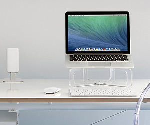 Transparent desktop Stand for Apple MacBook