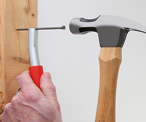 Magnetic Nail setter to hold nails & protect fingers