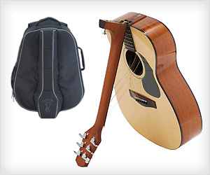 Portable fold-able Guitar fits travel bagpack