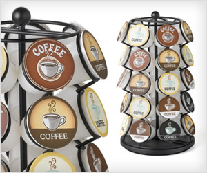 Rotating K Cups holder stand with 35 cups capacity