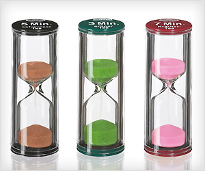 Sand Timers to measure time